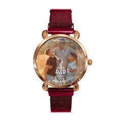 Best Dad Ever - Personalized Photo Watch