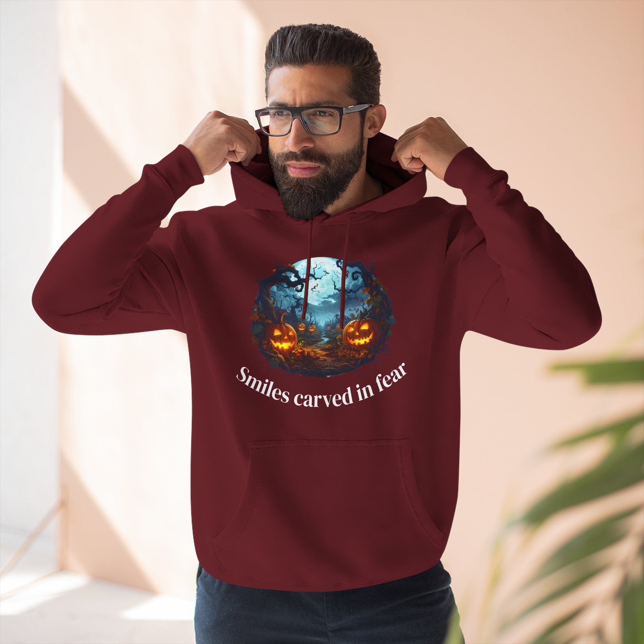 Halloween Fleece Hoodie, Cozy Fall Apparel, Spooky Season Style, Perfect for Trick-or-Treating, Pumpkin Spice Lover Gift, Unique [...]