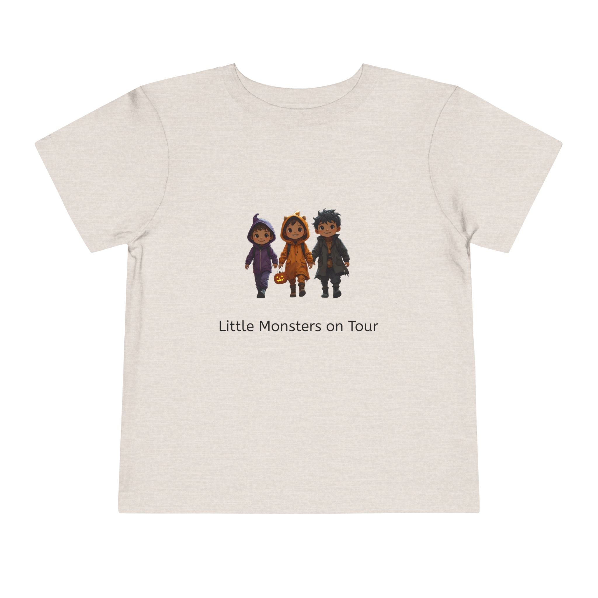 Toddler Short Sleeve Tee - Little Monsters on Tour, Cute Kids Shirt, Toddler Halloween Tee, Boys & Girls Gift, Funny Toddler Apparel