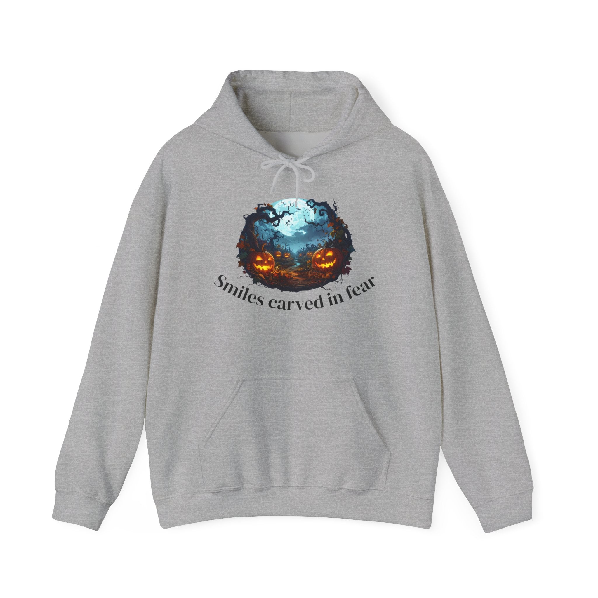 Halloween Themed Unisex Hoodie, Spooky Sweatshirt for Fall, Cozy Costume, Party Apparel, Funny Gift for Halloween Lovers
