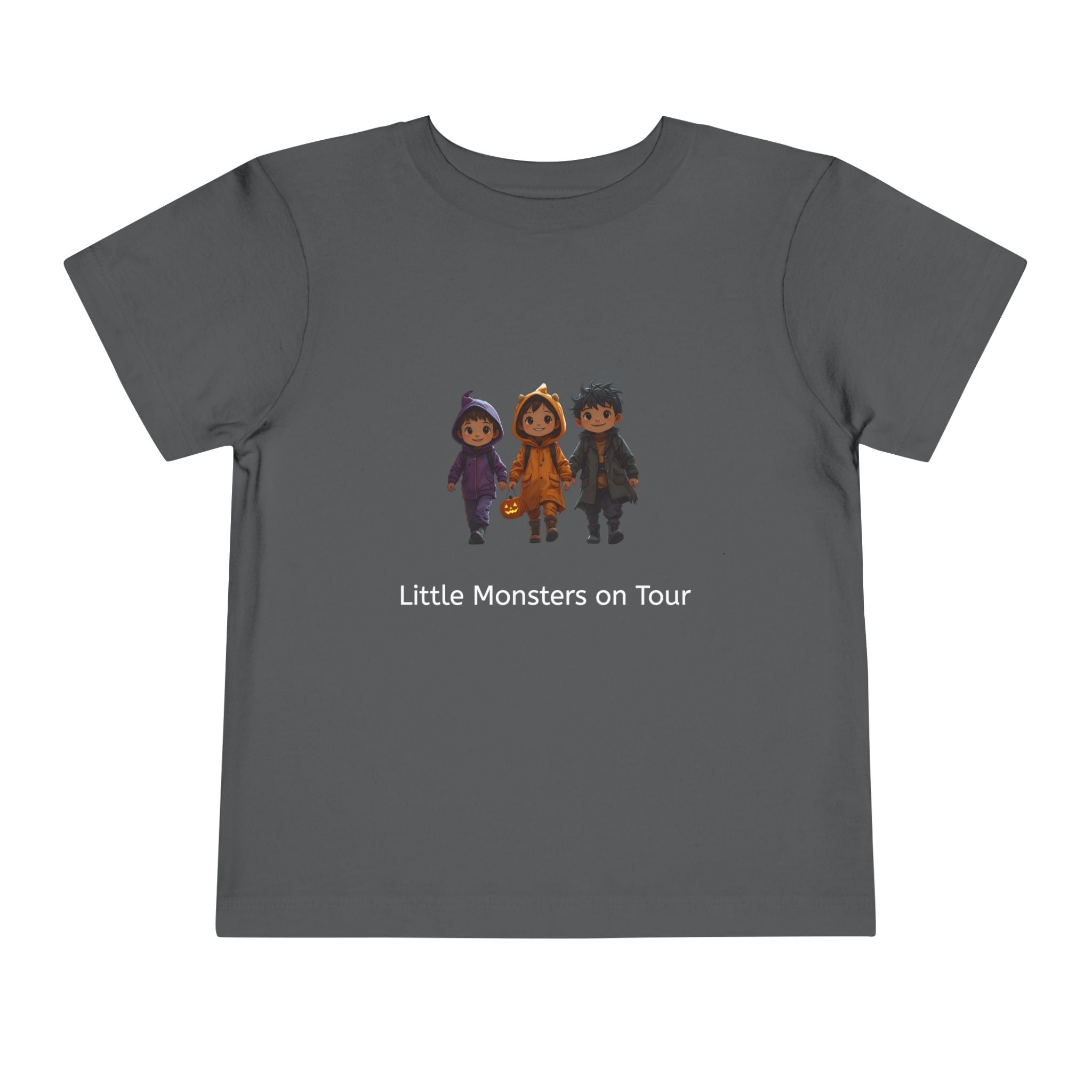 Toddler Short Sleeve Tee - Little Monsters on Tour, Cute Kids Shirt, Toddler Halloween Tee, Boys & Girls Gift, Funny Toddler Apparel