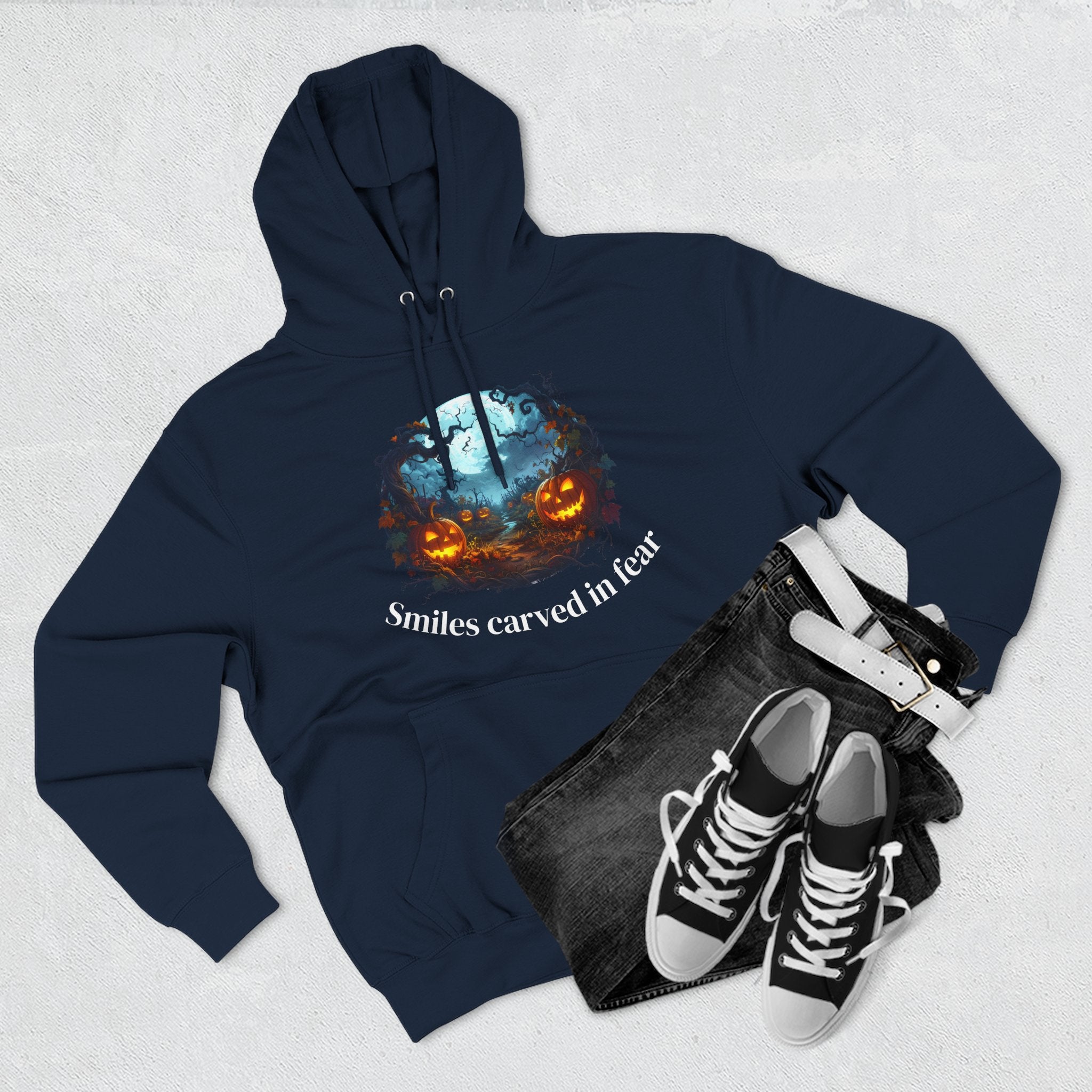 Halloween Fleece Hoodie, Cozy Fall Apparel, Spooky Season Style, Perfect for Trick-or-Treating, Pumpkin Spice Lover Gift, Unique [...]