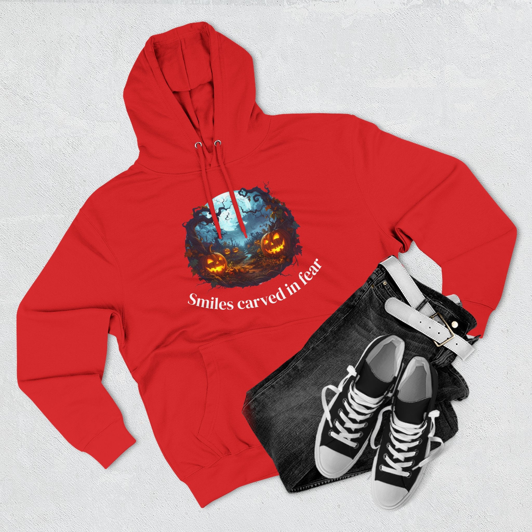 Halloween Fleece Hoodie, Cozy Fall Apparel, Spooky Season Style, Perfect for Trick-or-Treating, Pumpkin Spice Lover Gift, Unique [...]