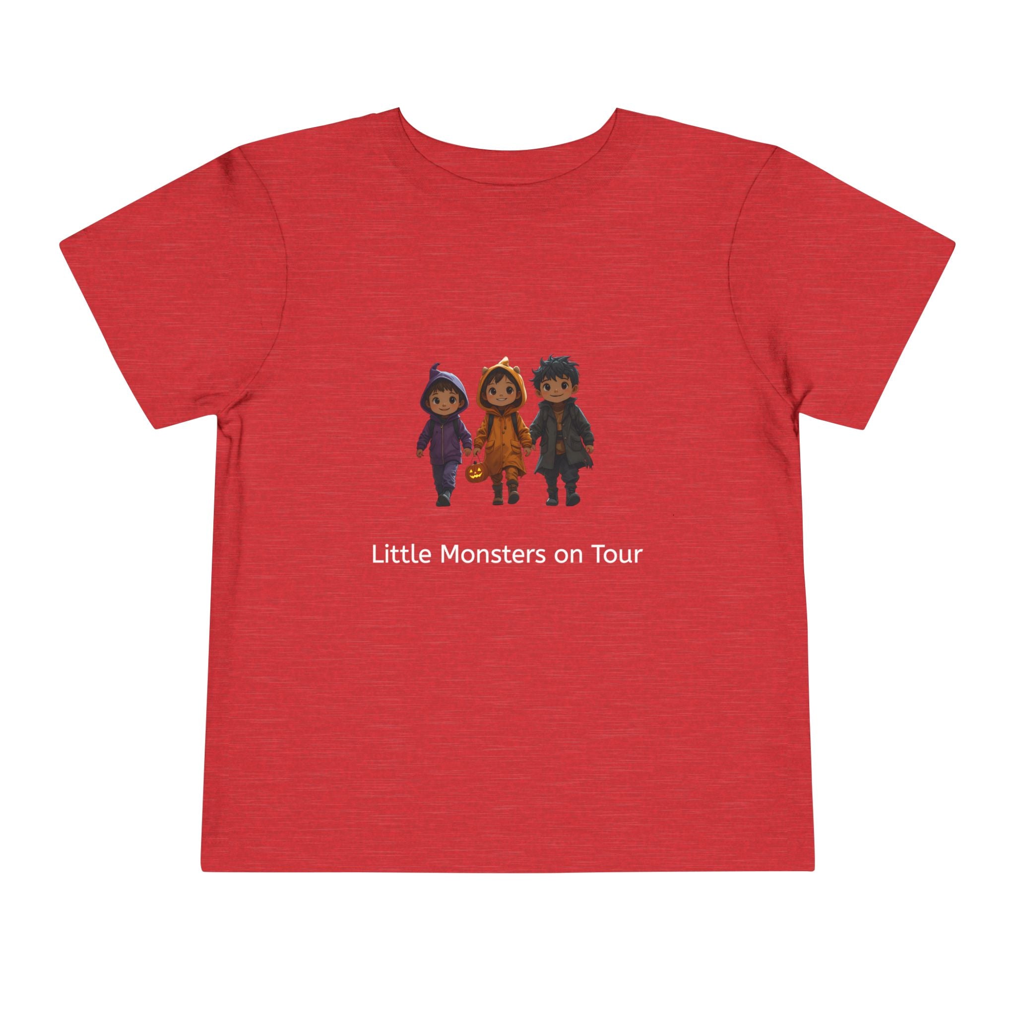 Toddler Short Sleeve Tee - Little Monsters on Tour, Cute Kids Shirt, Toddler Halloween Tee, Boys & Girls Gift, Funny Toddler Apparel