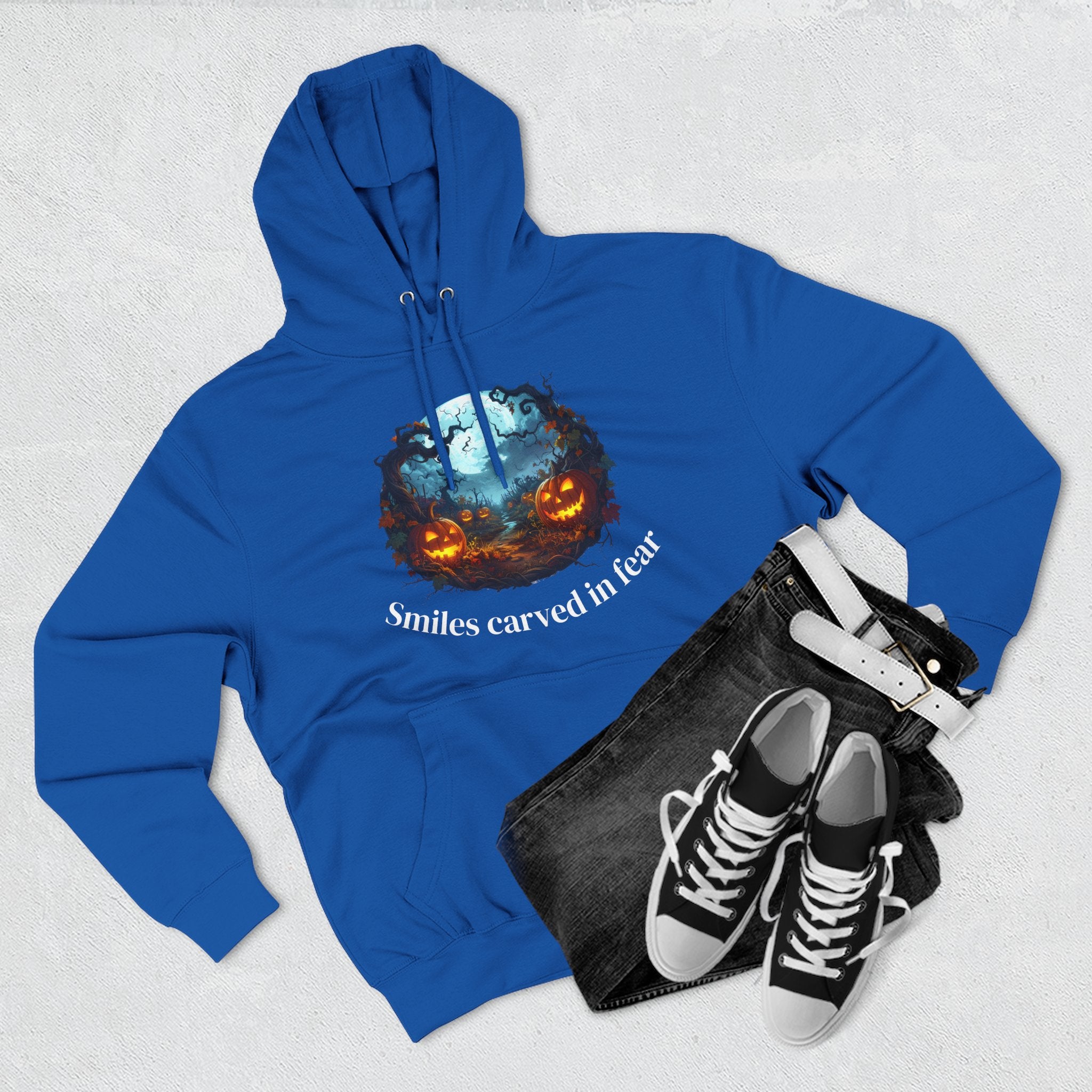 Halloween Fleece Hoodie, Cozy Fall Apparel, Spooky Season Style, Perfect for Trick-or-Treating, Pumpkin Spice Lover Gift, Unique [...]
