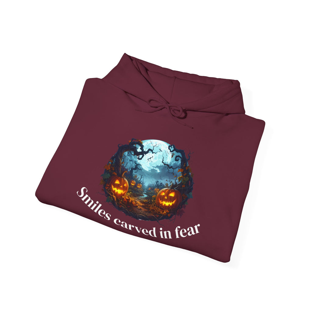 Halloween Themed Unisex Hoodie, Spooky Sweatshirt for Fall, Cozy Costume, Party Apparel, Funny Gift for Halloween Lovers