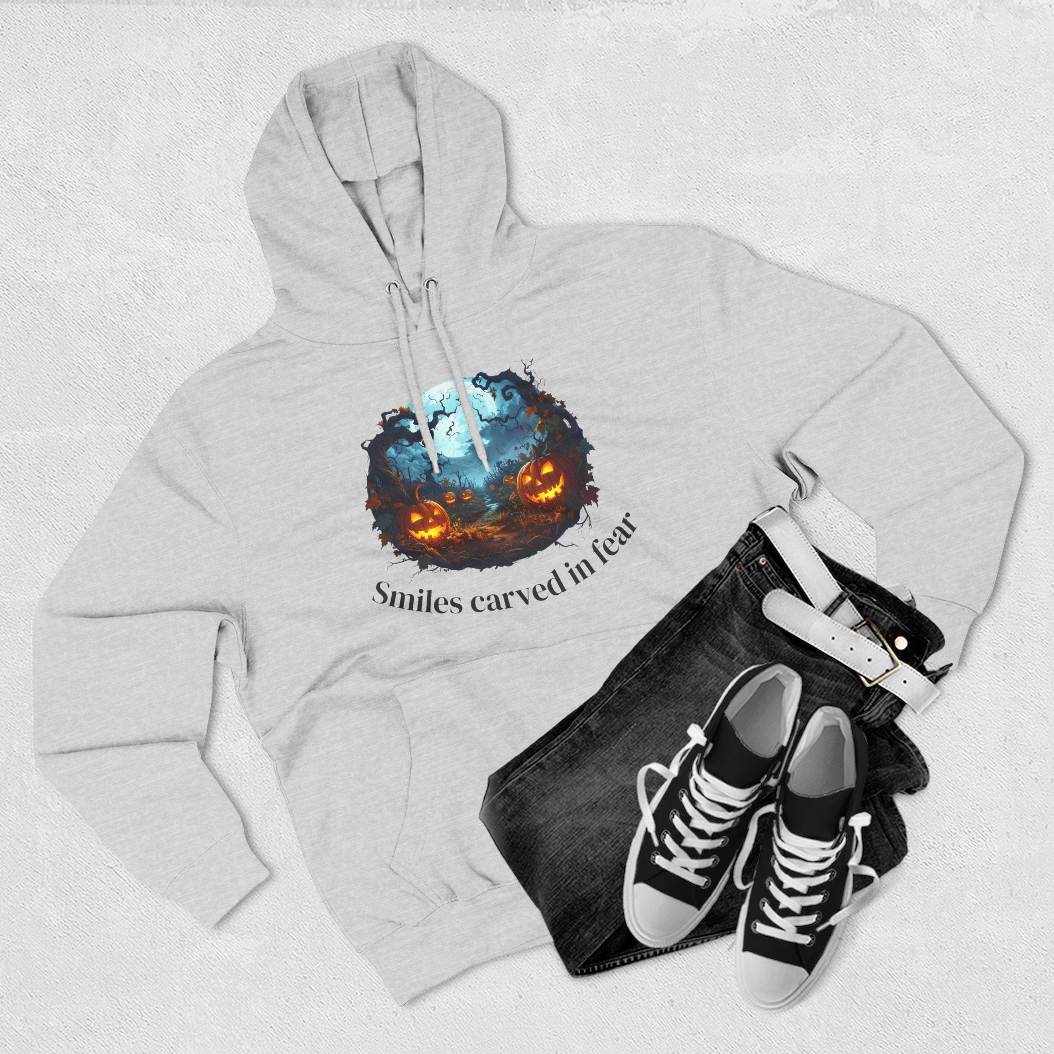Halloween Fleece Hoodie, Cozy Fall Apparel, Spooky Season Style, Perfect for Trick-or-Treating, Pumpkin Spice Lover Gift, Unique [...]