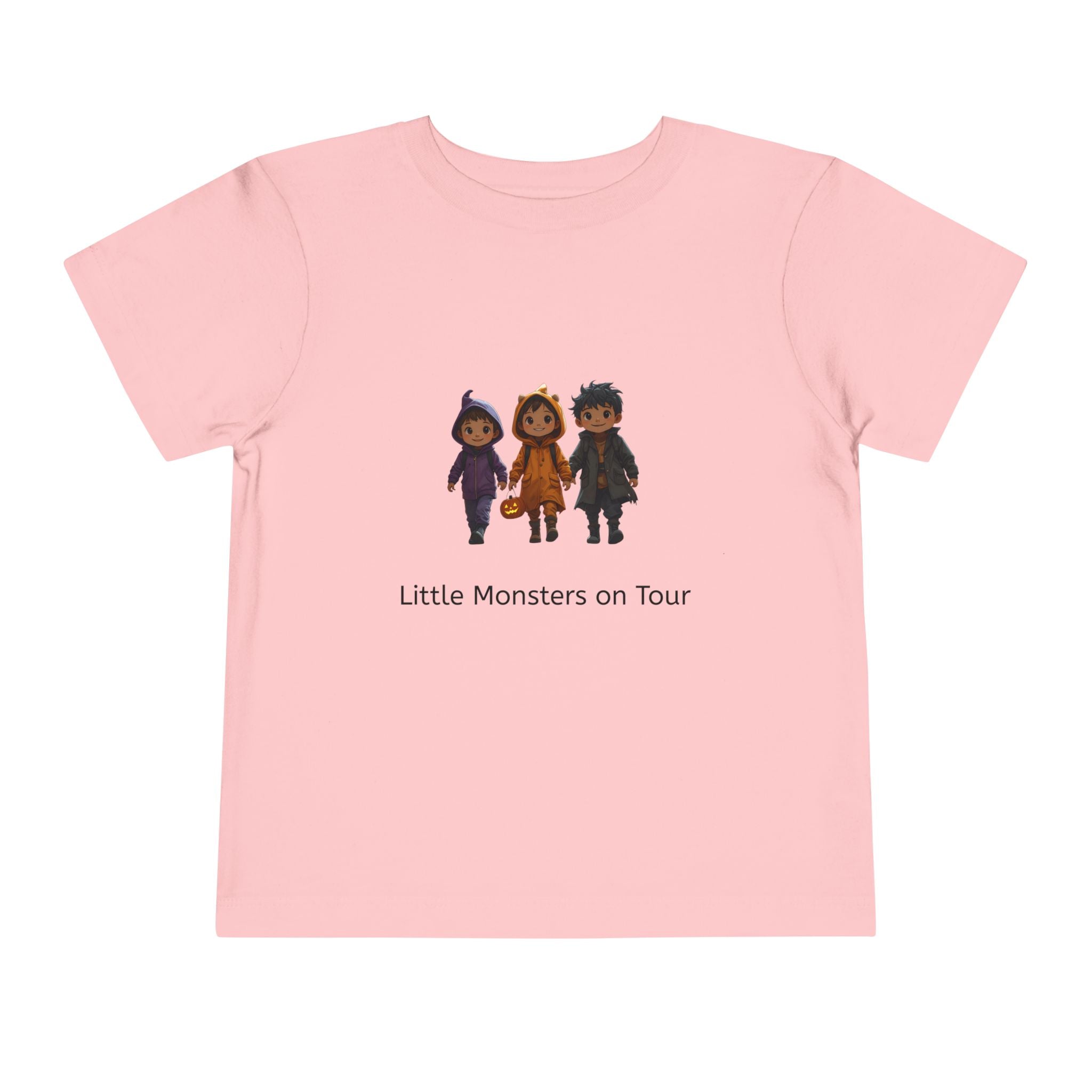 Toddler Short Sleeve Tee - Little Monsters on Tour, Cute Kids Shirt, Toddler Halloween Tee, Boys & Girls Gift, Funny Toddler Apparel