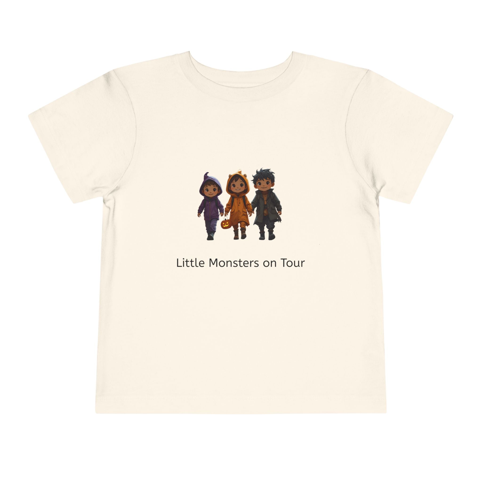 Toddler Short Sleeve Tee - Little Monsters on Tour, Cute Kids Shirt, Toddler Halloween Tee, Boys & Girls Gift, Funny Toddler Apparel