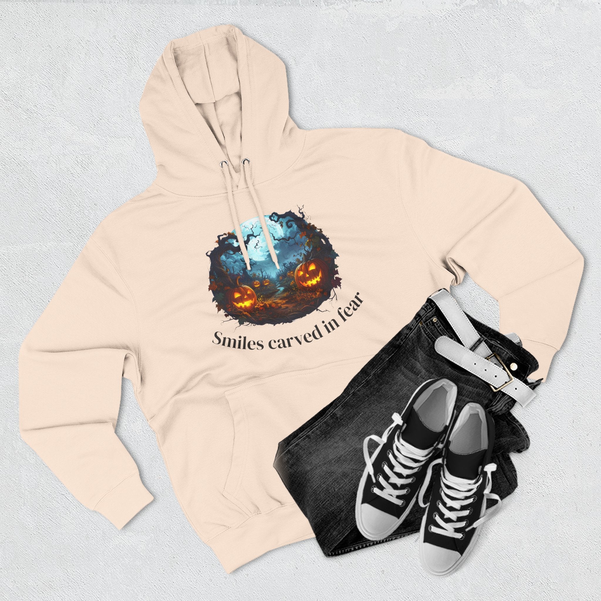 Halloween Fleece Hoodie, Cozy Fall Apparel, Spooky Season Style, Perfect for Trick-or-Treating, Pumpkin Spice Lover Gift, Unique [...]