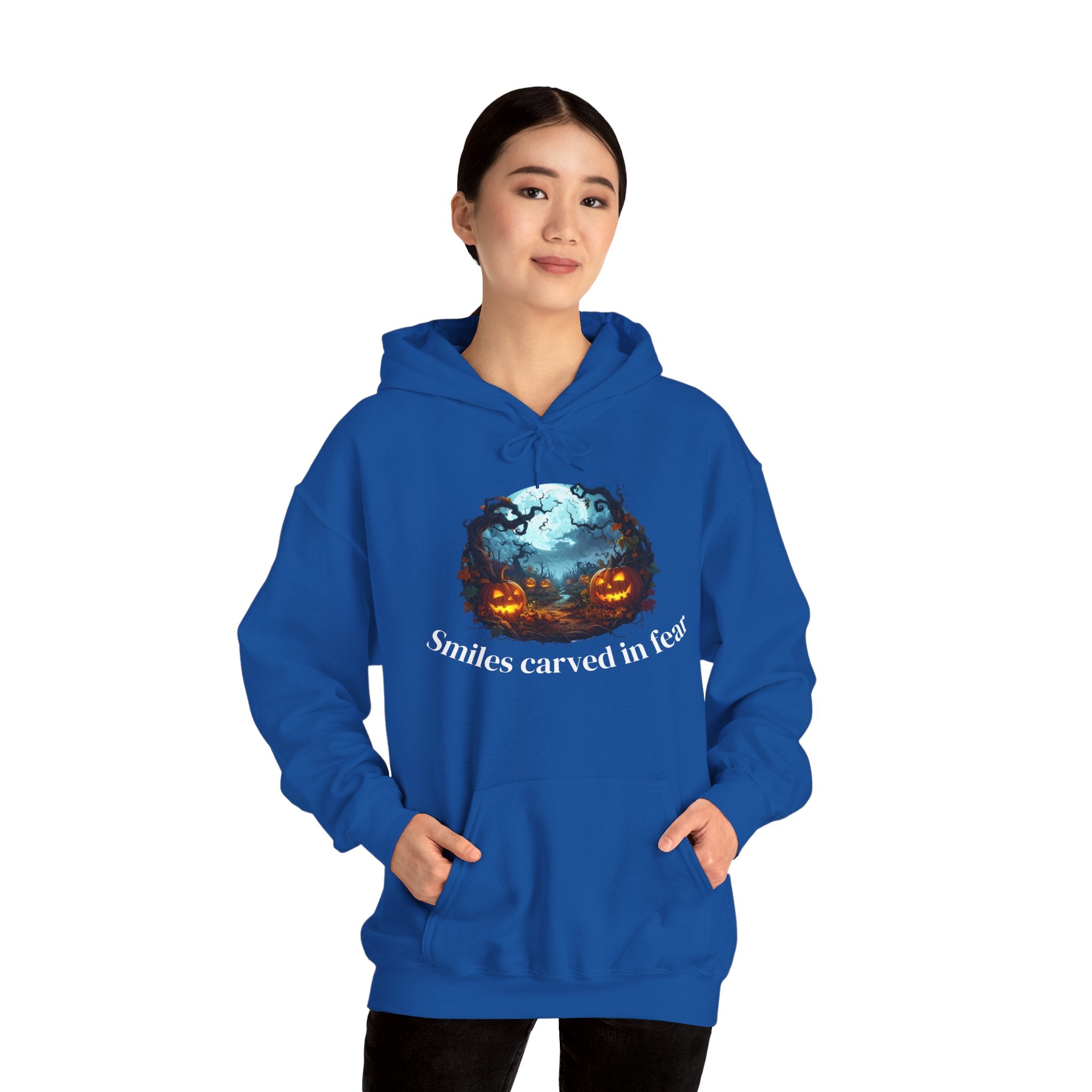 Halloween Themed Unisex Hoodie, Spooky Sweatshirt for Fall, Cozy Costume, Party Apparel, Funny Gift for Halloween Lovers