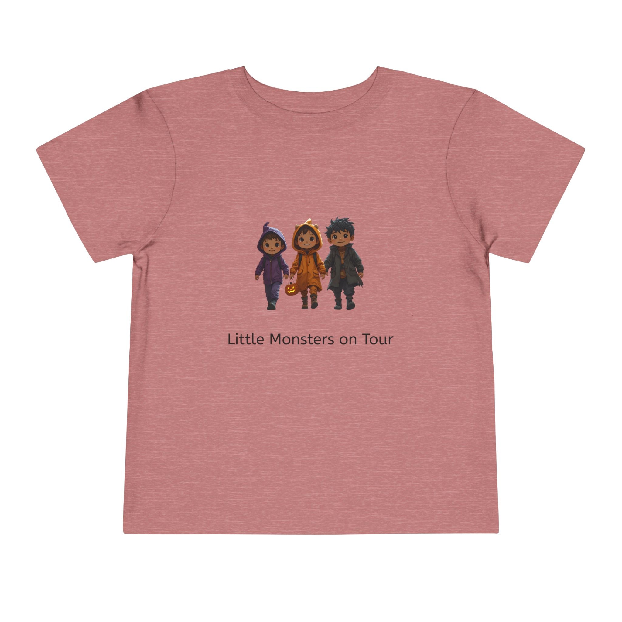 Toddler Short Sleeve Tee - Little Monsters on Tour, Cute Kids Shirt, Toddler Halloween Tee, Boys & Girls Gift, Funny Toddler Apparel