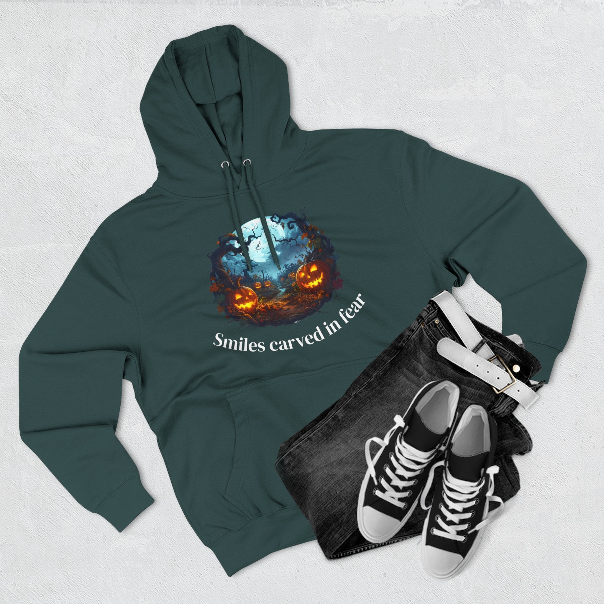 Halloween Fleece Hoodie, Cozy Fall Apparel, Spooky Season Style, Perfect for Trick-or-Treating, Pumpkin Spice Lover Gift, Unique [...]
