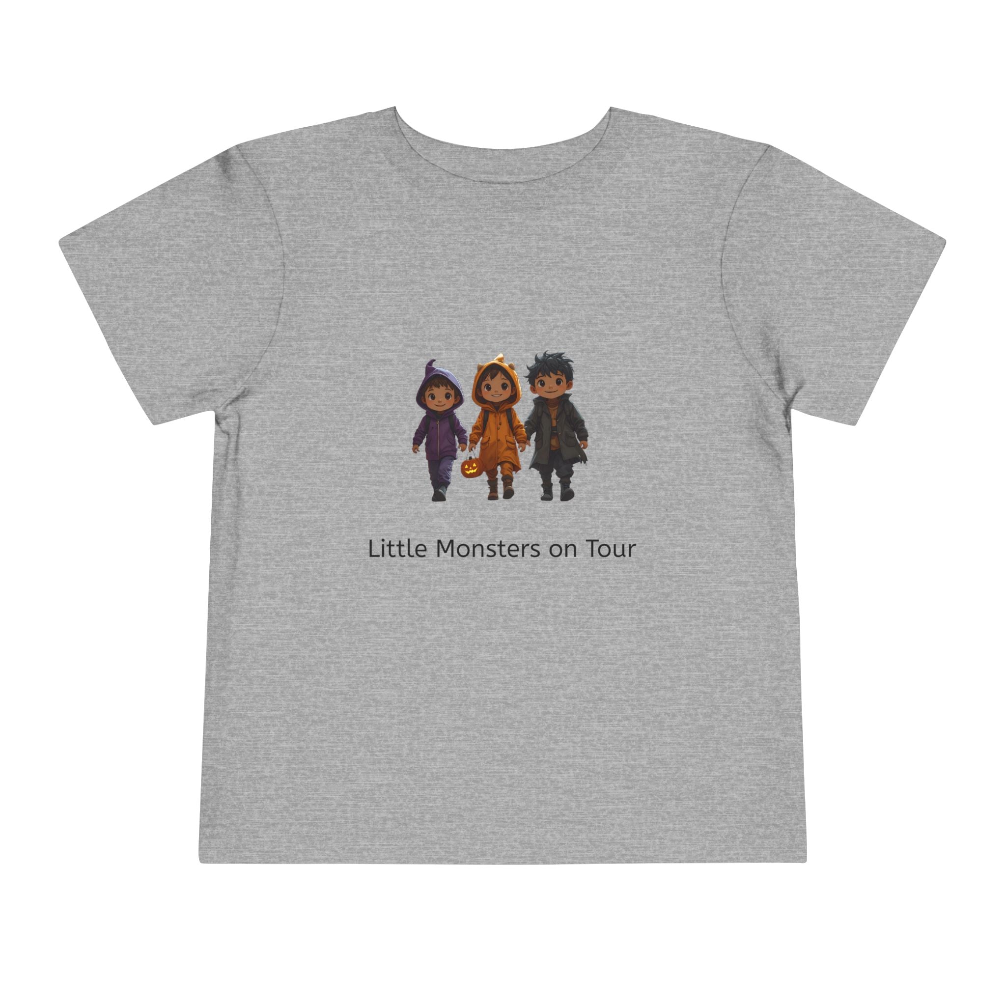 Toddler Short Sleeve Tee - Little Monsters on Tour, Cute Kids Shirt, Toddler Halloween Tee, Boys & Girls Gift, Funny Toddler Apparel