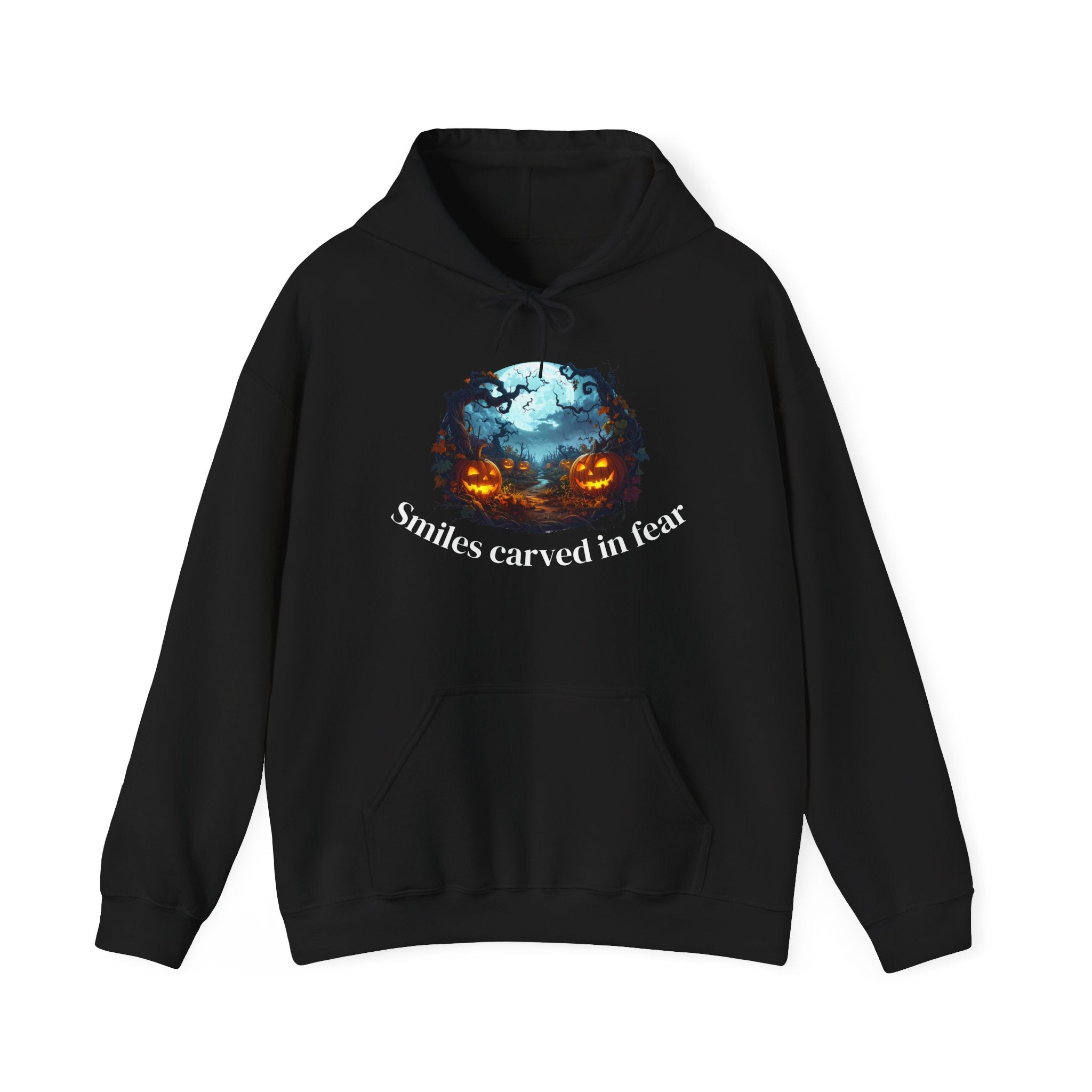 Halloween Themed Unisex Hoodie, Spooky Sweatshirt for Fall, Cozy Costume, Party Apparel, Funny Gift for Halloween Lovers