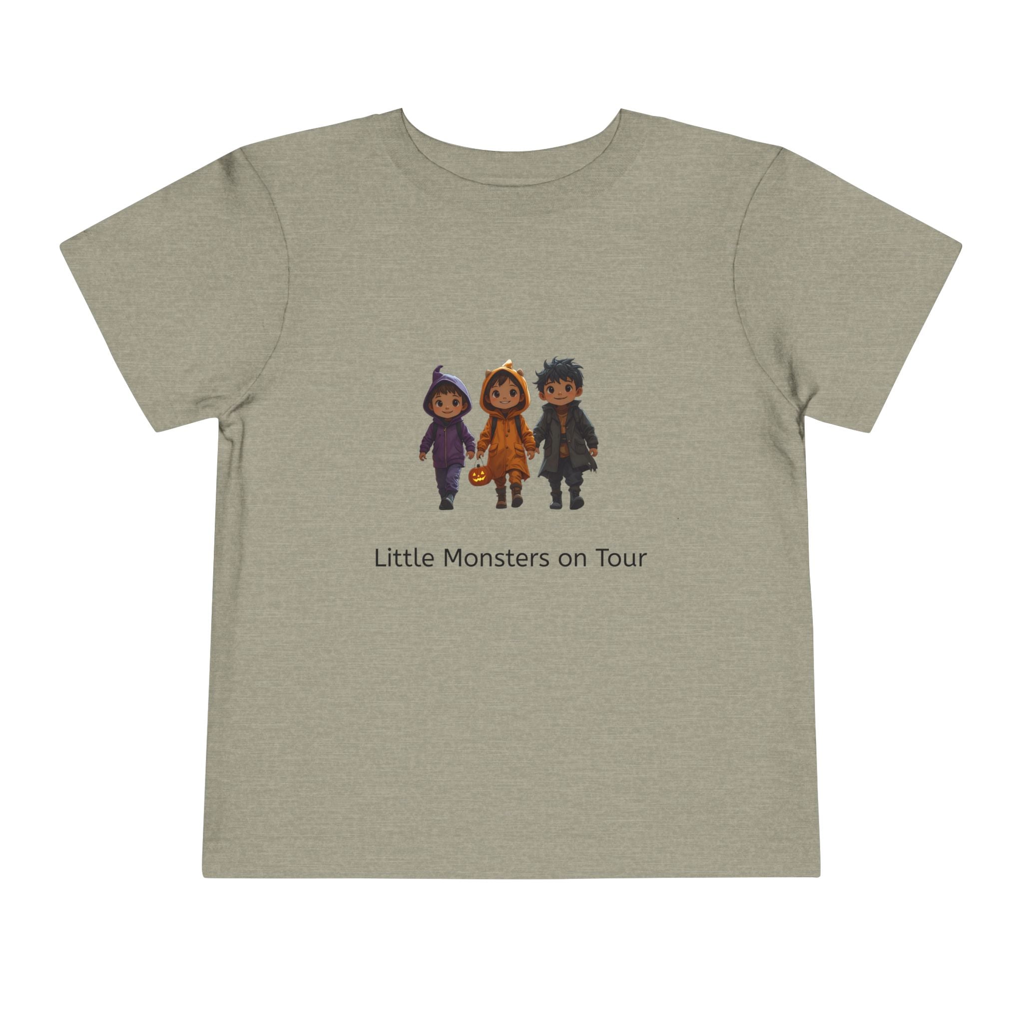 Toddler Short Sleeve Tee - Little Monsters on Tour, Cute Kids Shirt, Toddler Halloween Tee, Boys & Girls Gift, Funny Toddler Apparel