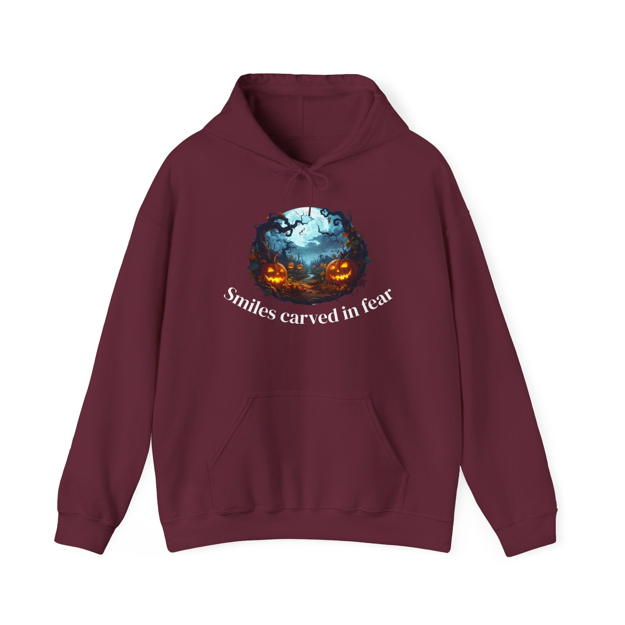 Halloween Themed Unisex Hoodie, Spooky Sweatshirt for Fall, Cozy Costume, Party Apparel, Funny Gift for Halloween Lovers