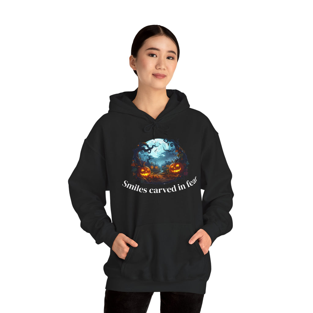 Halloween Themed Unisex Hoodie, Spooky Sweatshirt for Fall, Cozy Costume, Party Apparel, Funny Gift for Halloween Lovers
