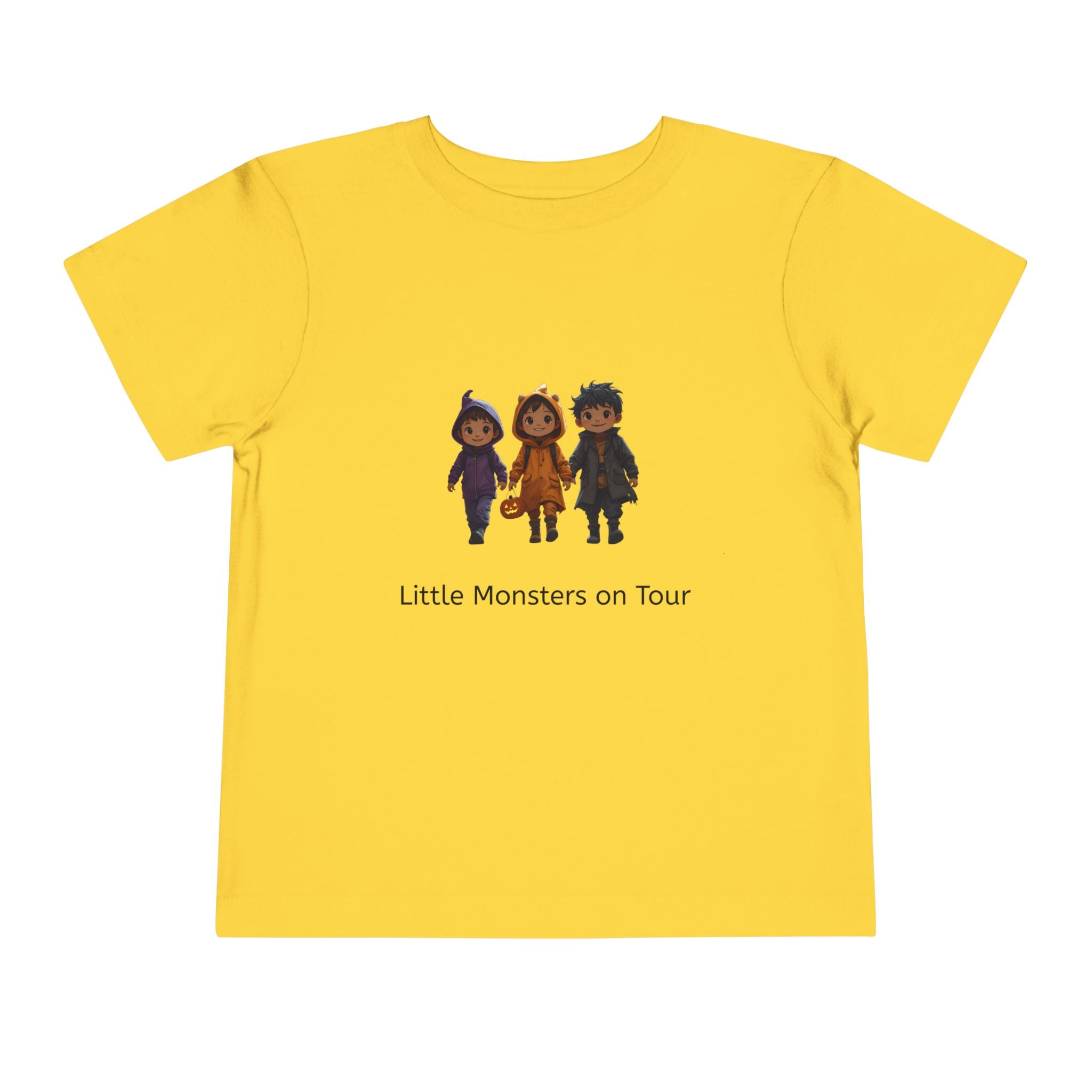 Toddler Short Sleeve Tee - Little Monsters on Tour, Cute Kids Shirt, Toddler Halloween Tee, Boys & Girls Gift, Funny Toddler Apparel