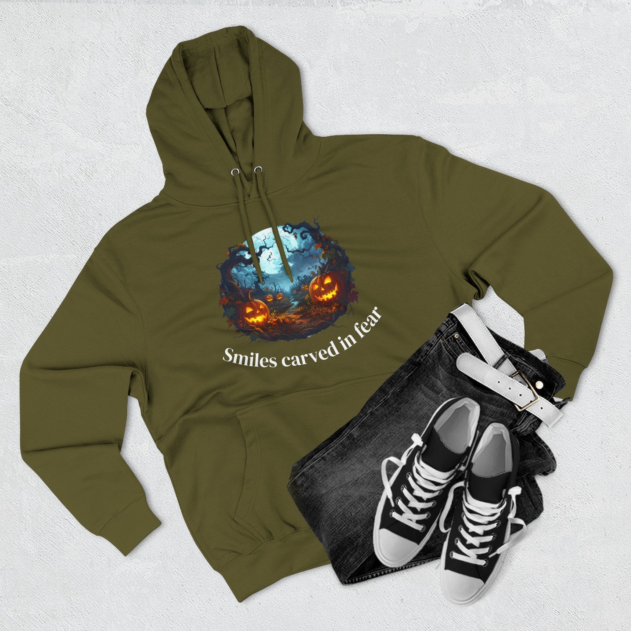 Halloween Fleece Hoodie, Cozy Fall Apparel, Spooky Season Style, Perfect for Trick-or-Treating, Pumpkin Spice Lover Gift, Unique [...]