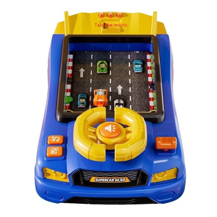 Children's Steering Wheel Simulation Driving Toy Educational Electric Racing Car Entrance