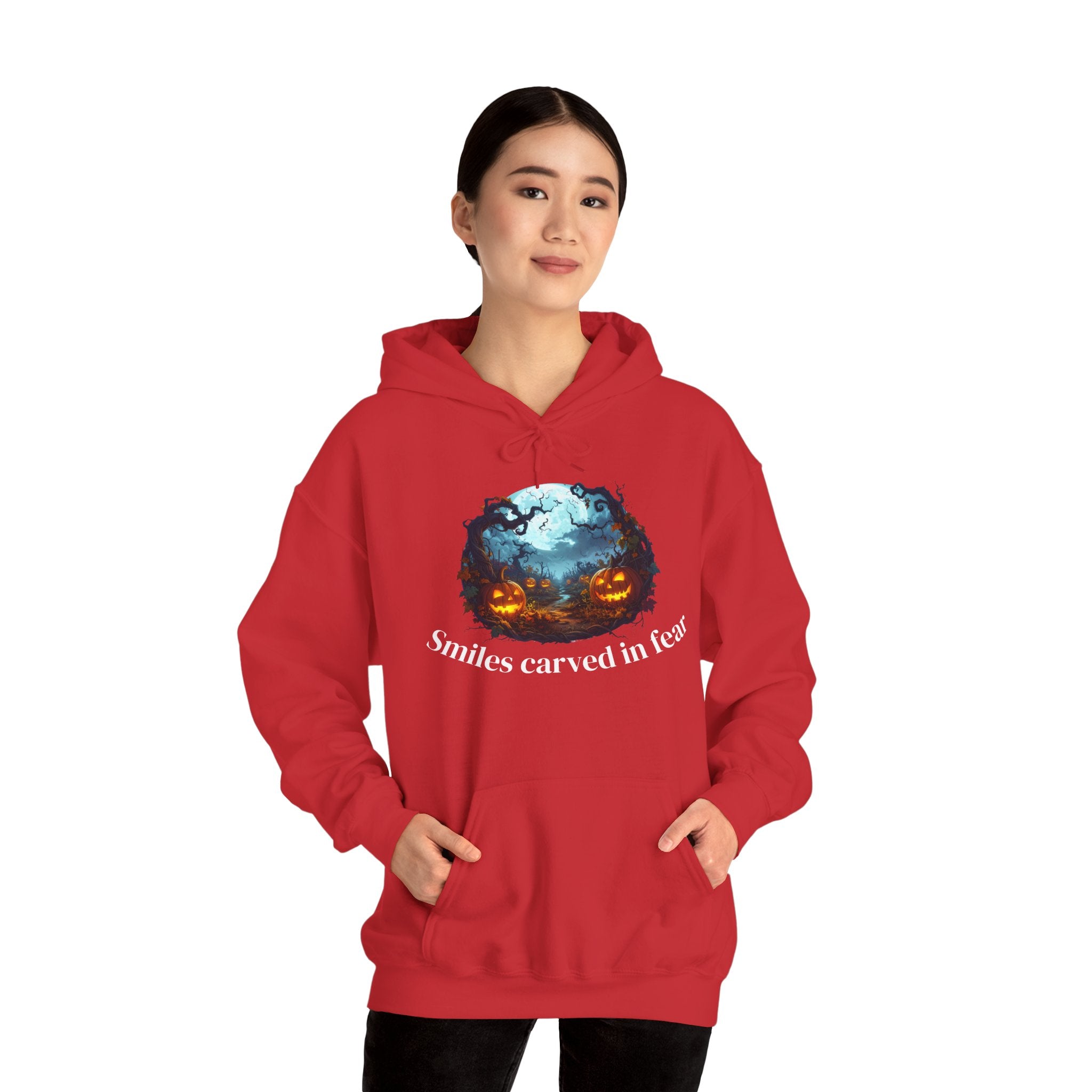 Halloween Themed Unisex Hoodie, Spooky Sweatshirt for Fall, Cozy Costume, Party Apparel, Funny Gift for Halloween Lovers
