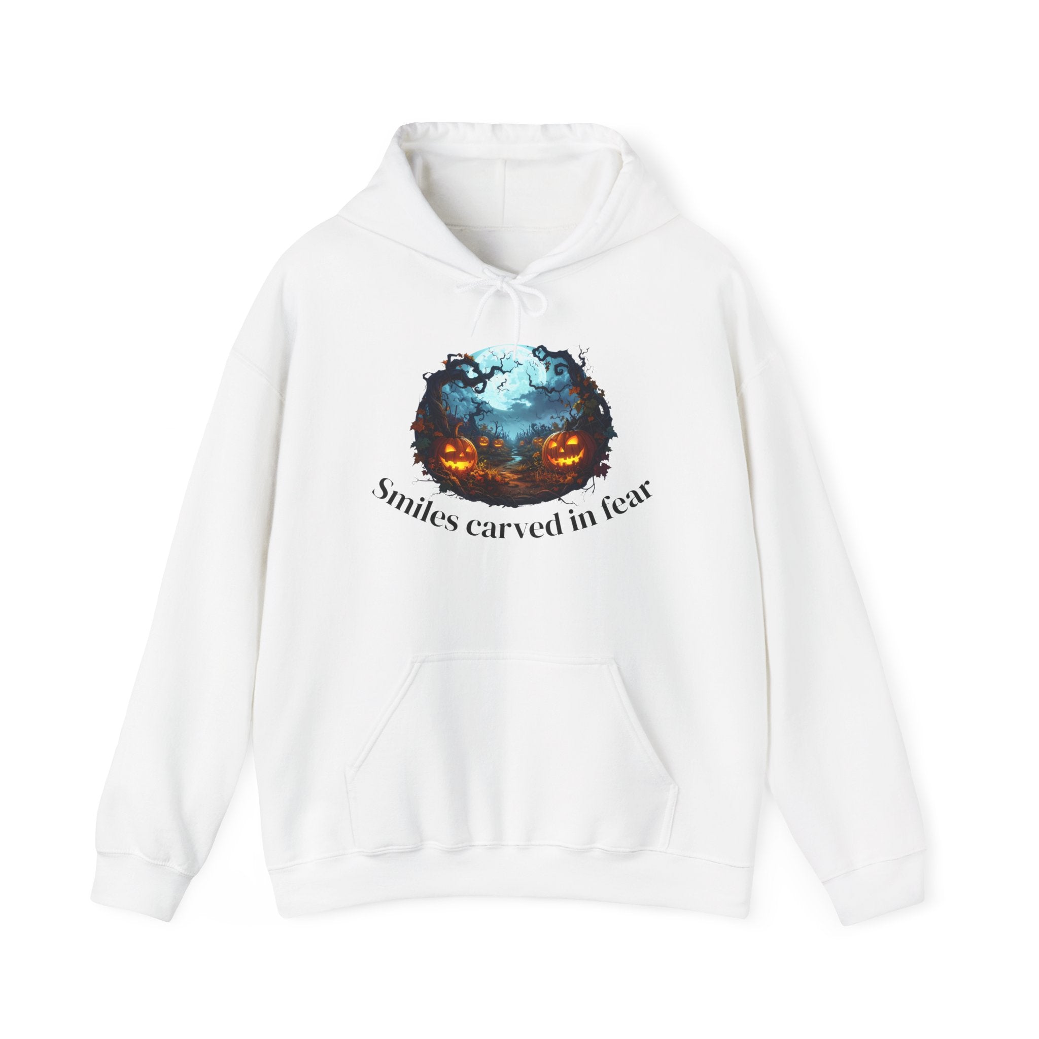 Halloween Themed Unisex Hoodie, Spooky Sweatshirt for Fall, Cozy Costume, Party Apparel, Funny Gift for Halloween Lovers