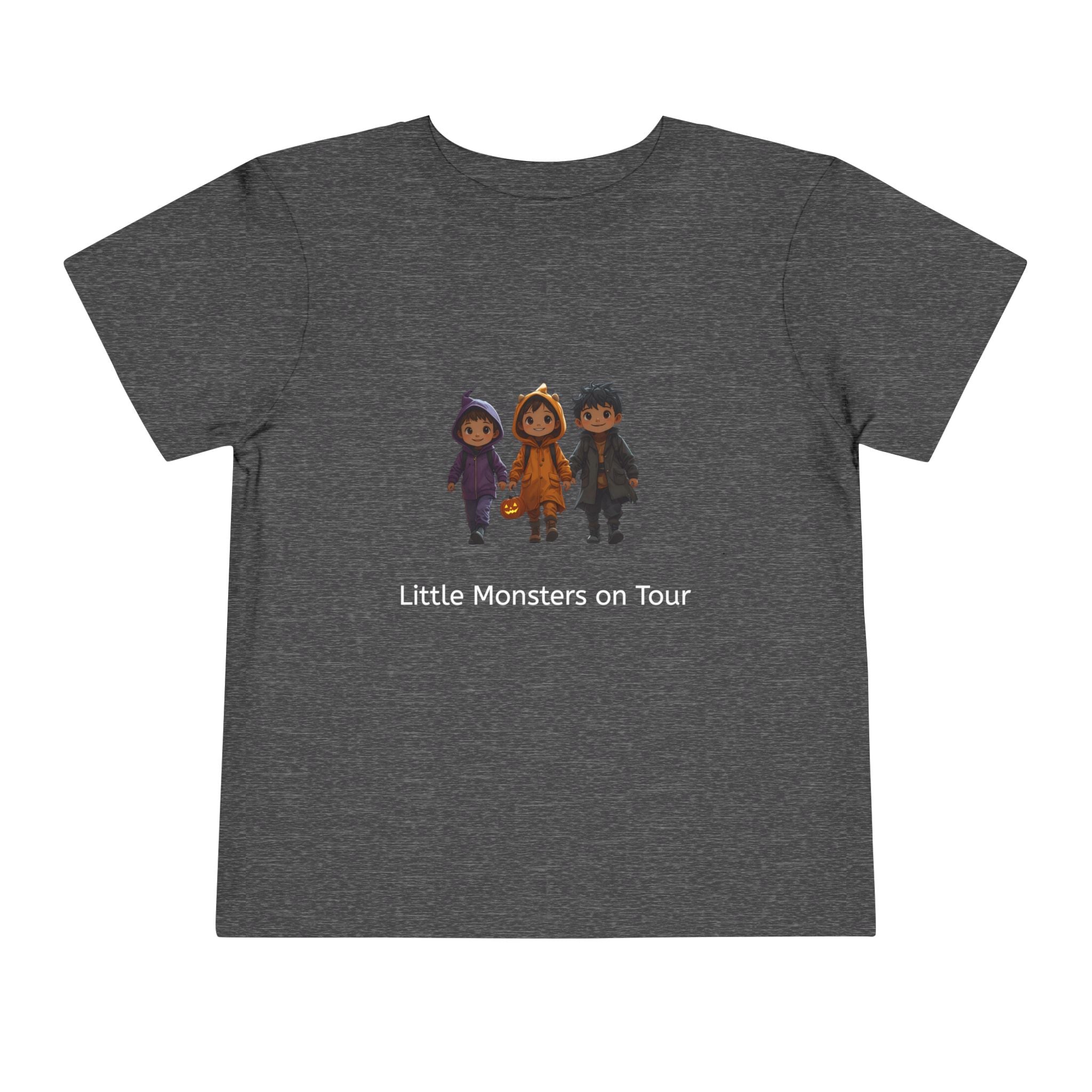 Toddler Short Sleeve Tee - Little Monsters on Tour, Cute Kids Shirt, Toddler Halloween Tee, Boys & Girls Gift, Funny Toddler Apparel