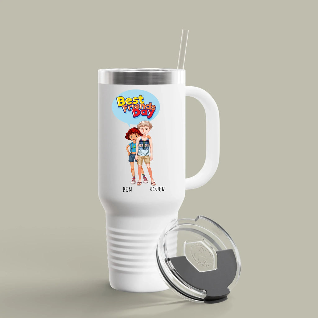 Personalized best friend gift water bottle 40oz
