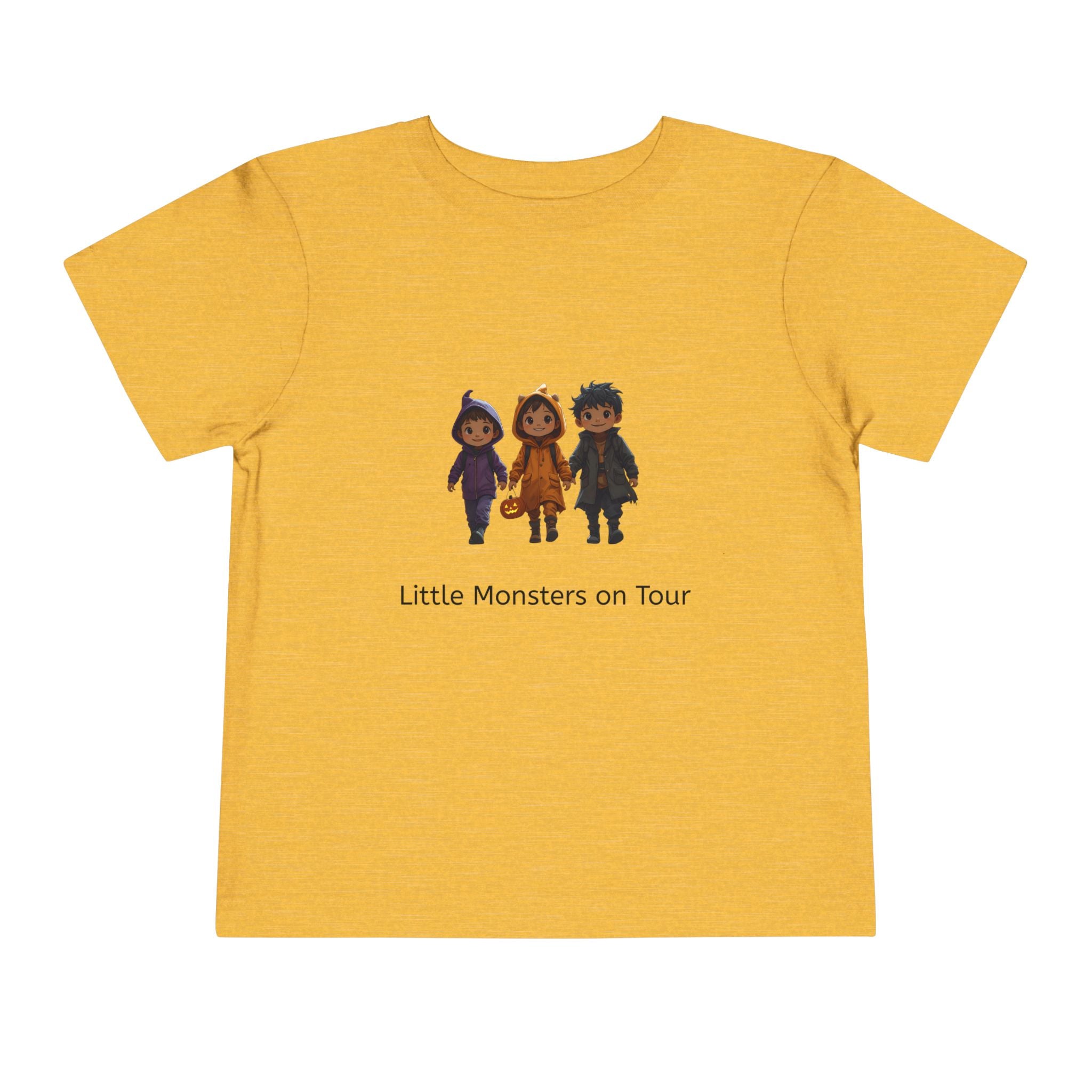 Toddler Short Sleeve Tee - Little Monsters on Tour, Cute Kids Shirt, Toddler Halloween Tee, Boys & Girls Gift, Funny Toddler Apparel