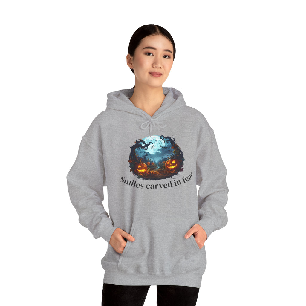 Halloween Themed Unisex Hoodie, Spooky Sweatshirt for Fall, Cozy Costume, Party Apparel, Funny Gift for Halloween Lovers