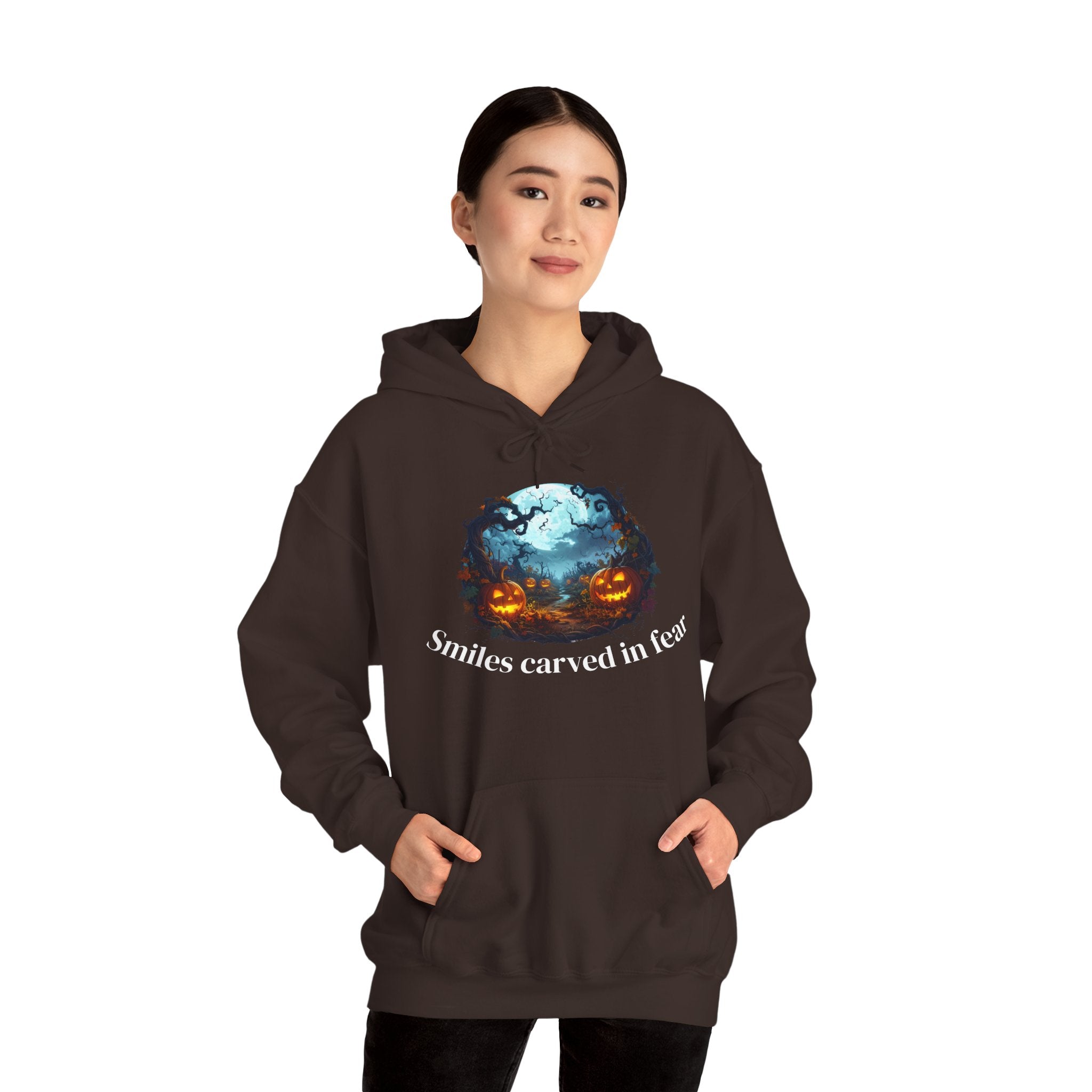 Halloween Themed Unisex Hoodie, Spooky Sweatshirt for Fall, Cozy Costume, Party Apparel, Funny Gift for Halloween Lovers