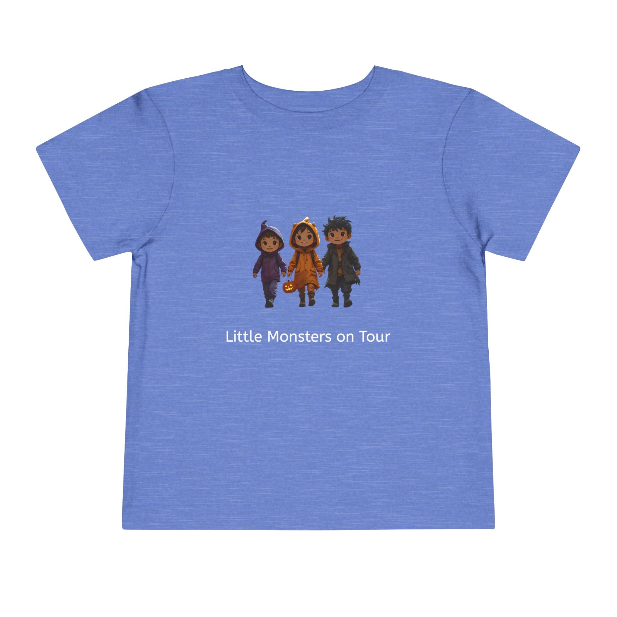 Toddler Short Sleeve Tee - Little Monsters on Tour, Cute Kids Shirt, Toddler Halloween Tee, Boys & Girls Gift, Funny Toddler Apparel