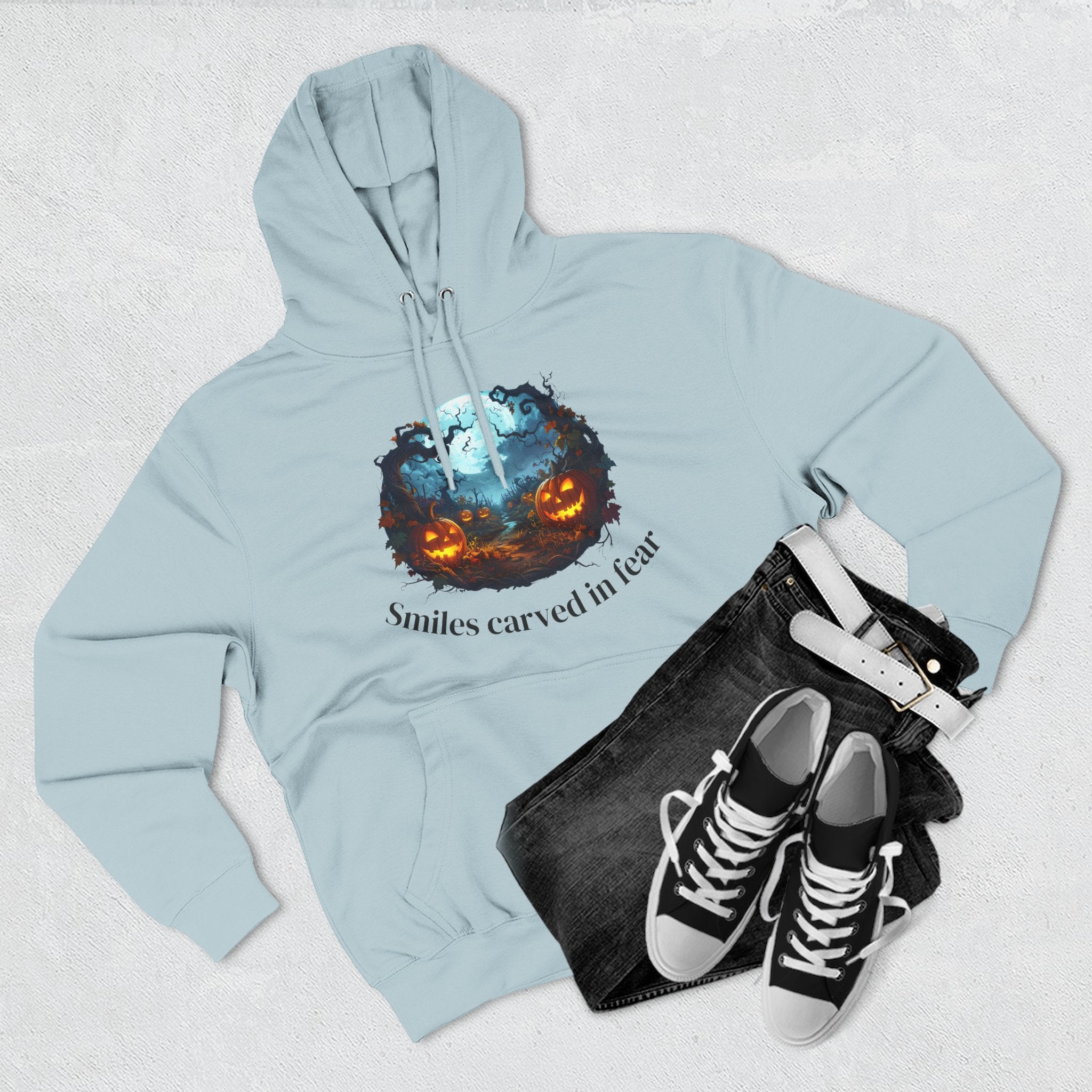 Halloween Fleece Hoodie, Cozy Fall Apparel, Spooky Season Style, Perfect for Trick-or-Treating, Pumpkin Spice Lover Gift, Unique [...]