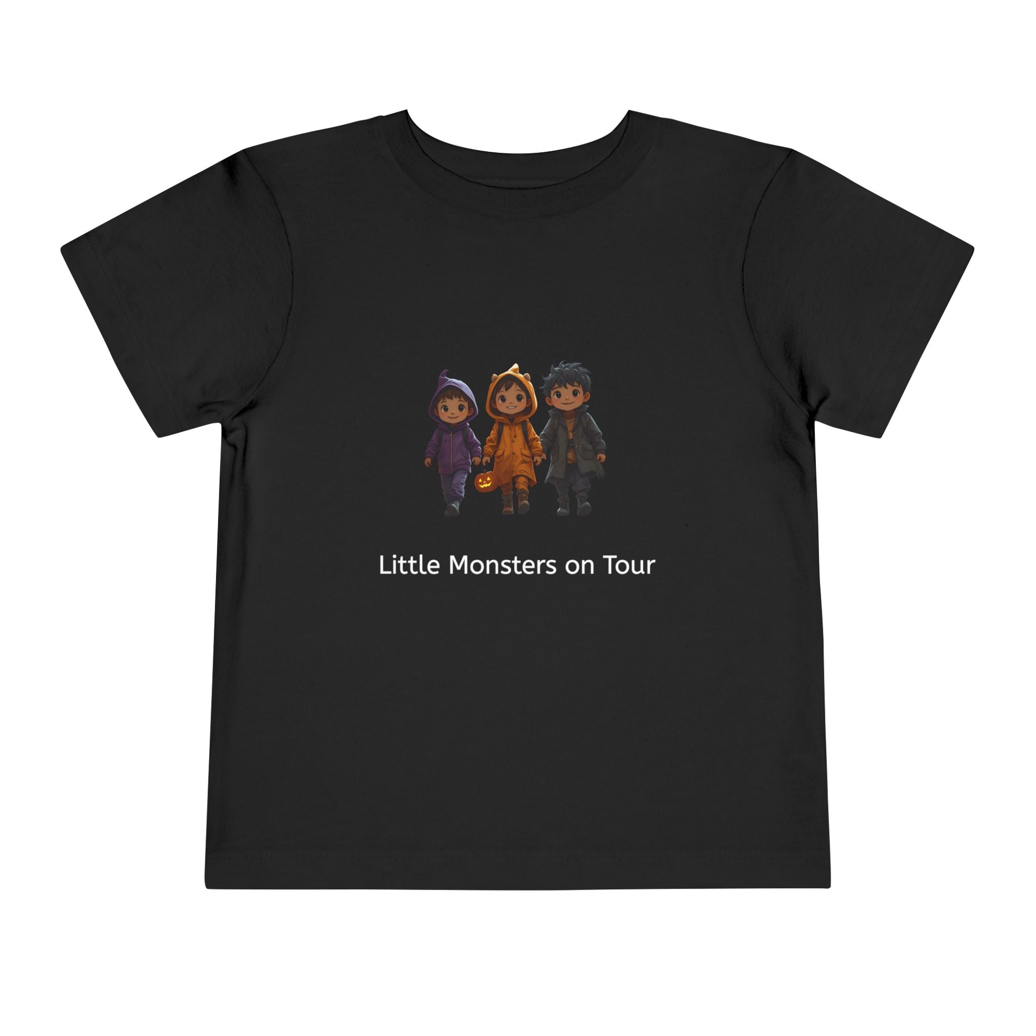 Toddler Short Sleeve Tee - Little Monsters on Tour, Cute Kids Shirt, Toddler Halloween Tee, Boys & Girls Gift, Funny Toddler Apparel