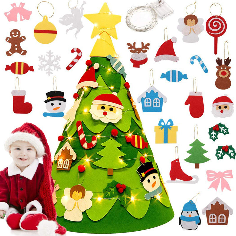 3D three-dimensional Christmas tree