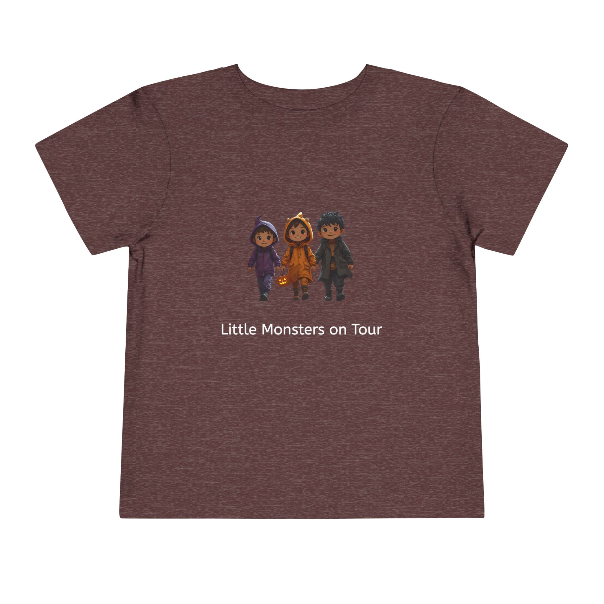 Toddler Short Sleeve Tee - Little Monsters on Tour, Cute Kids Shirt, Toddler Halloween Tee, Boys & Girls Gift, Funny Toddler Apparel