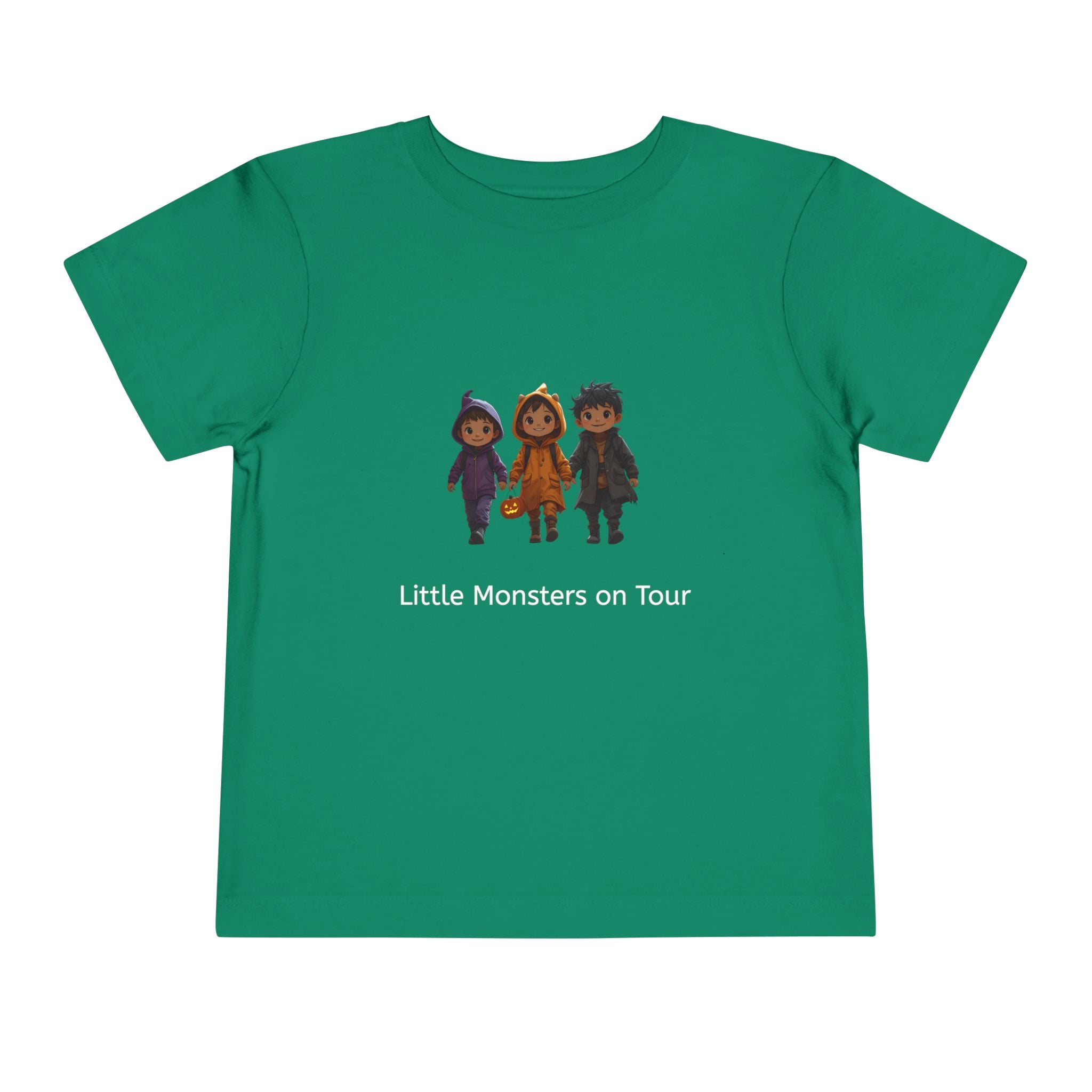 Toddler Short Sleeve Tee - Little Monsters on Tour, Cute Kids Shirt, Toddler Halloween Tee, Boys & Girls Gift, Funny Toddler Apparel
